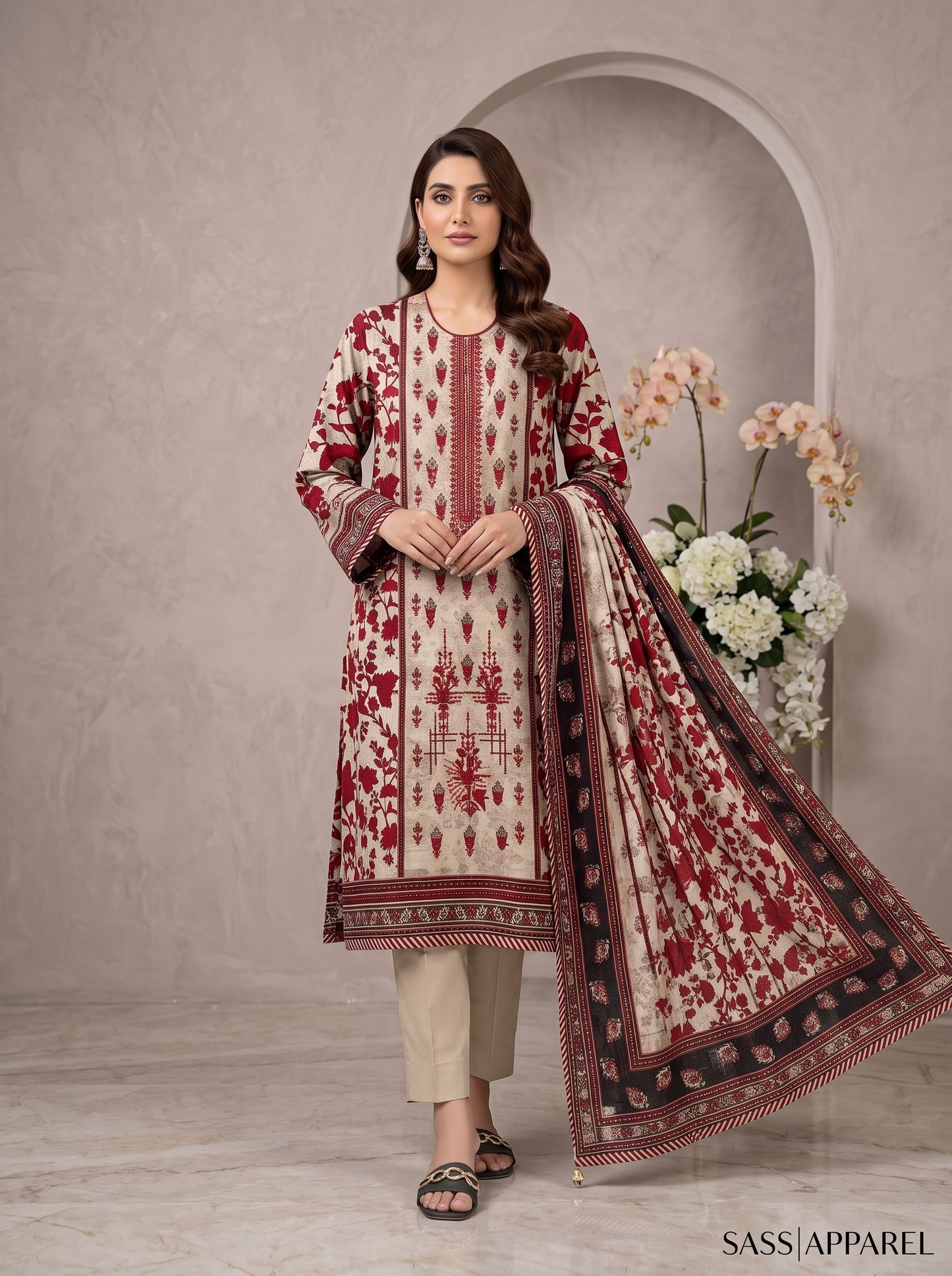 Sequence Embroidered Lawn Suit