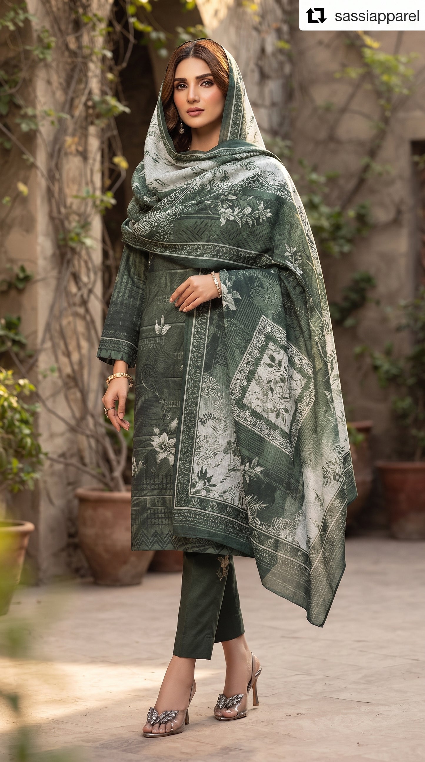 Printed Lawn Kurta