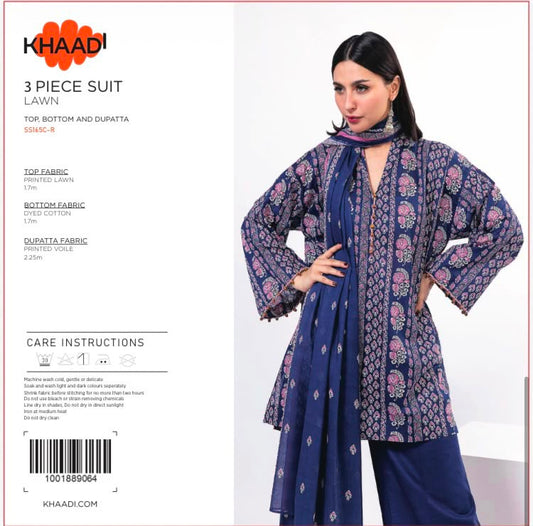 KHAADI 3PC DIGITAL PRINTED LAWN LATEST(s9c)(unstitched)