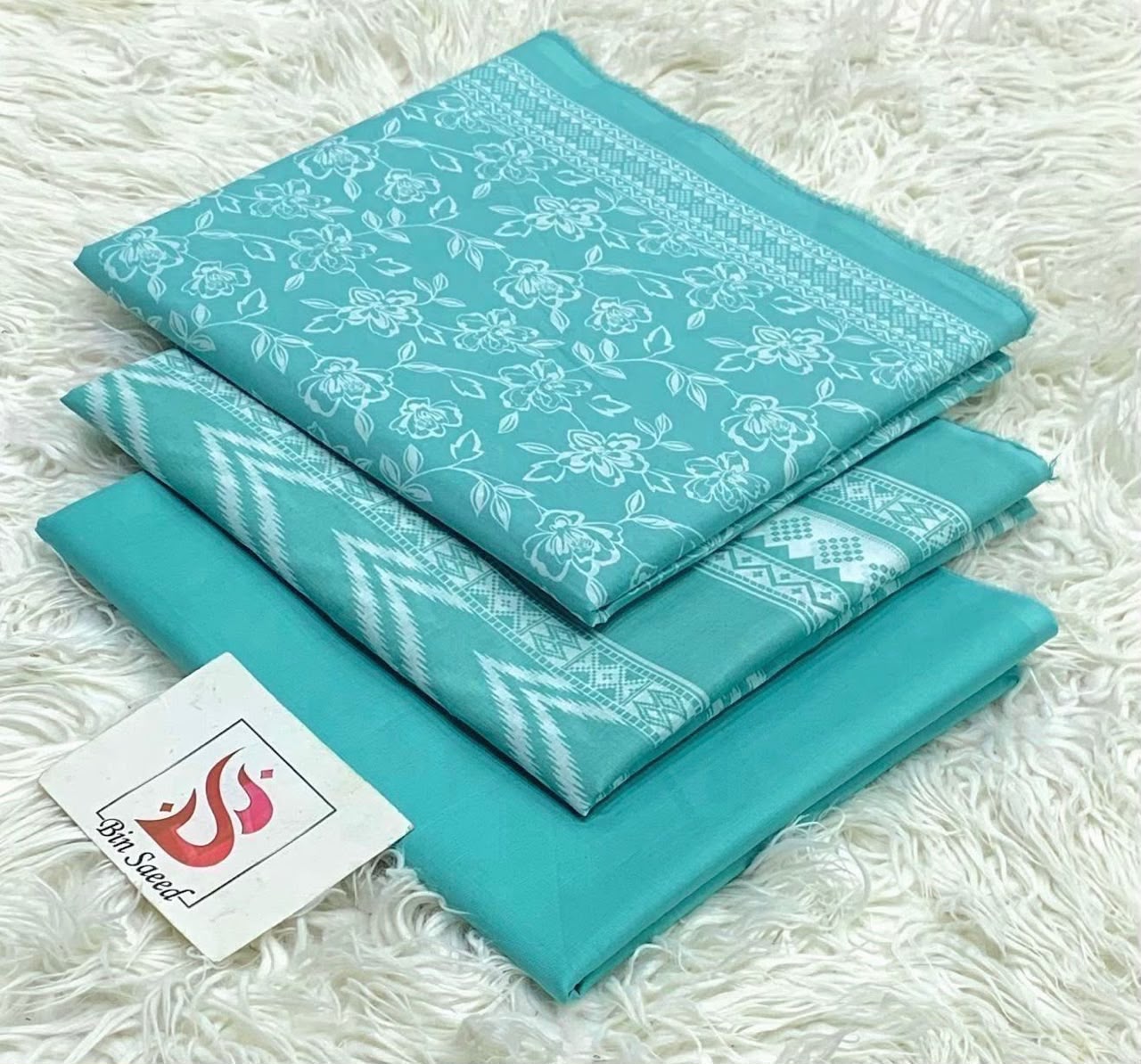 BIN SAEED LAWN COLLECTION 2026 (GA)(unstitched)