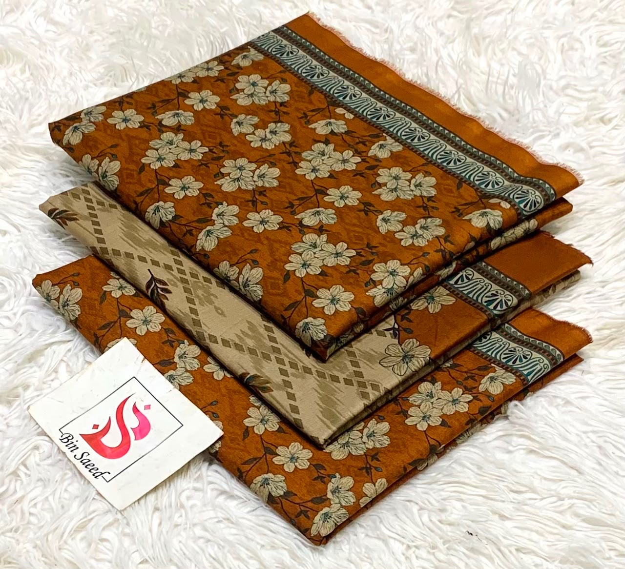 BIN SAEED LAWN COLLECTION 2026 (GA)(unstitched