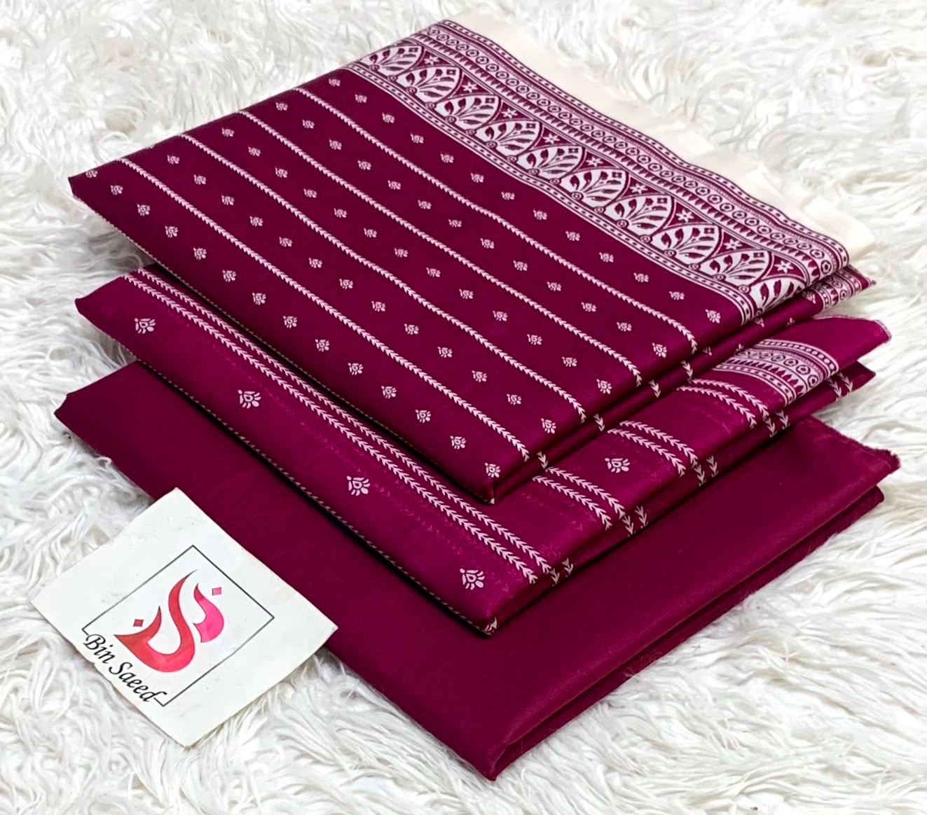BIN SAEED LAWN COLLECTION 2026 (GA)(unstitched