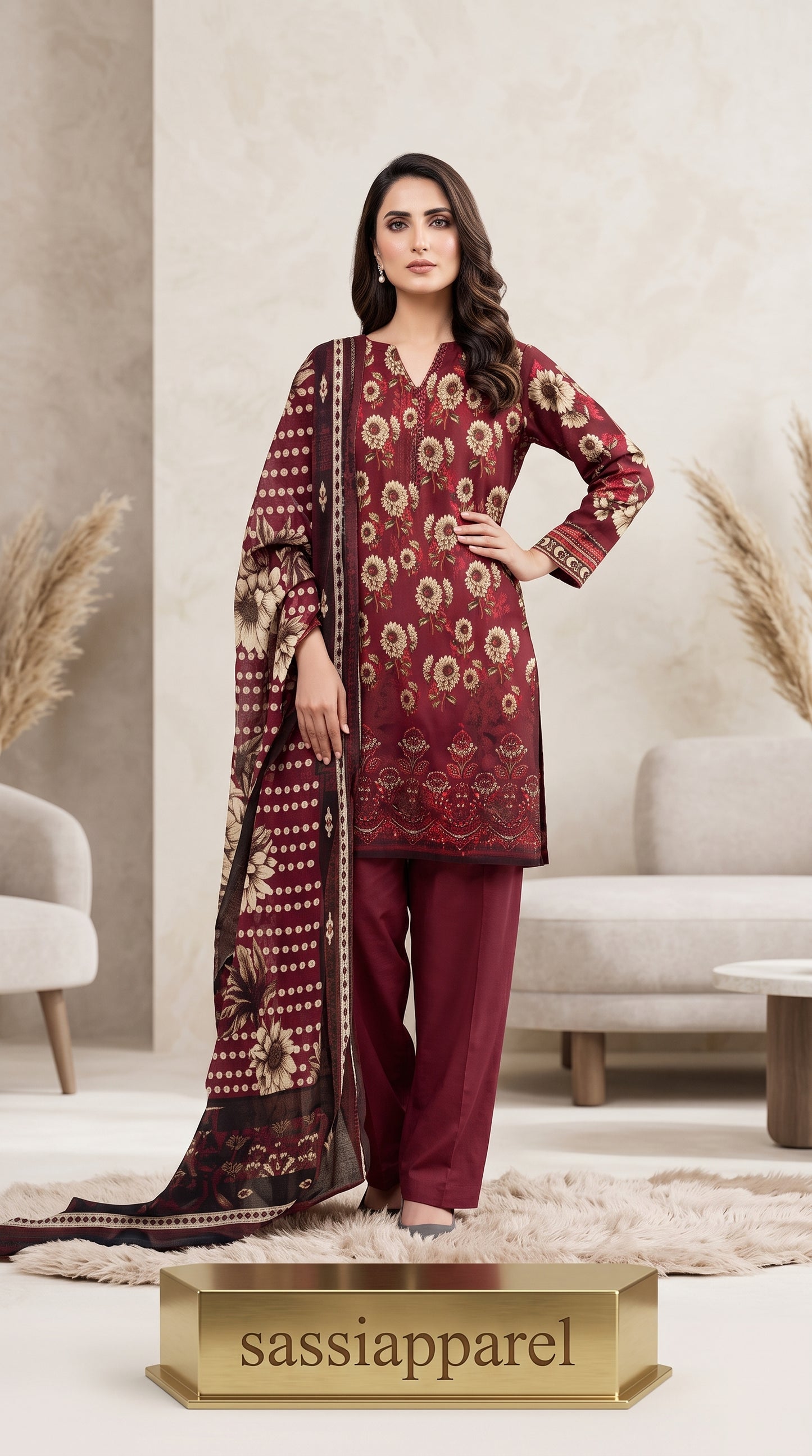 Chikankari Lawn Suit