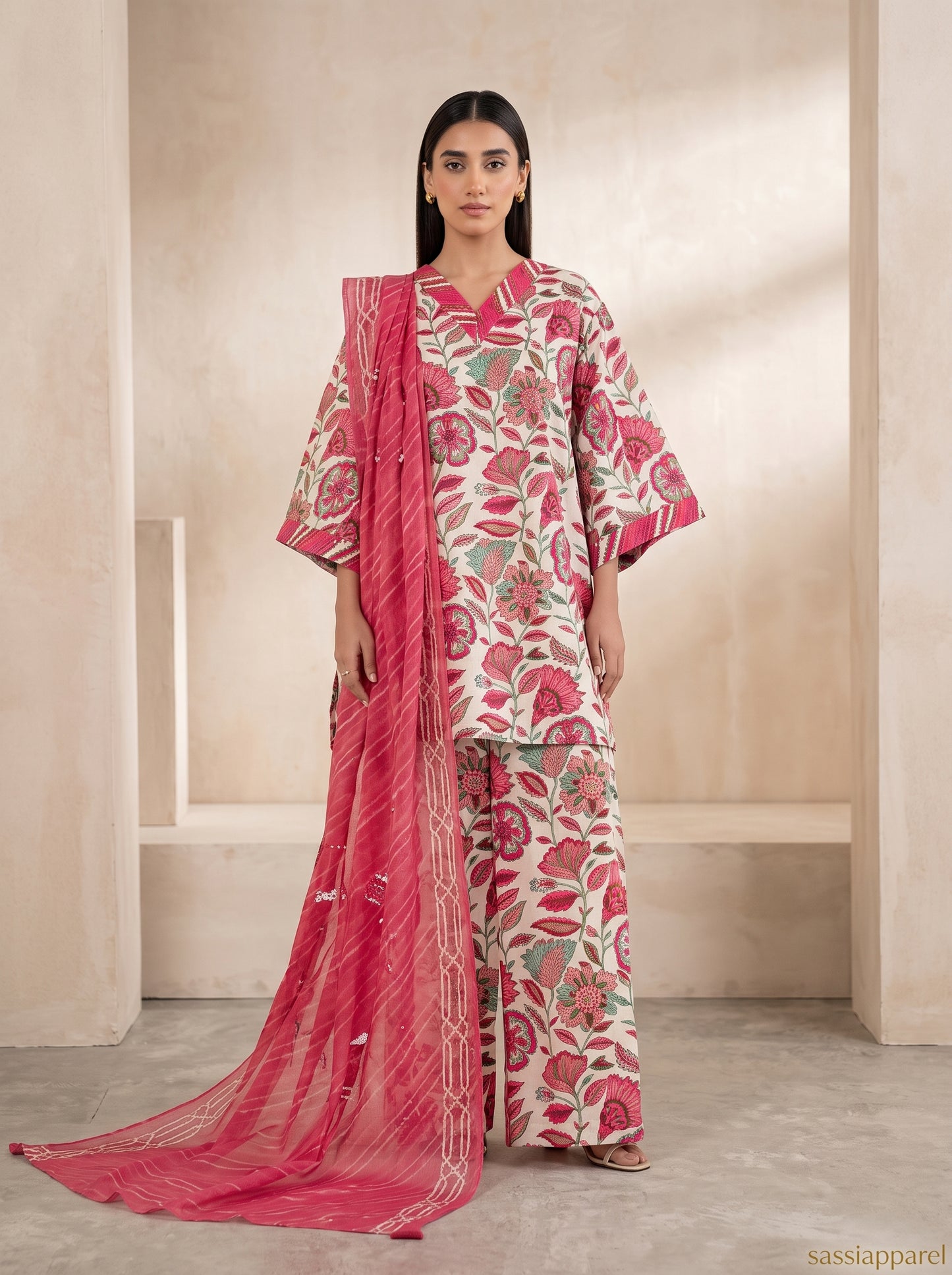 Khaddar Lawn Winter Suit