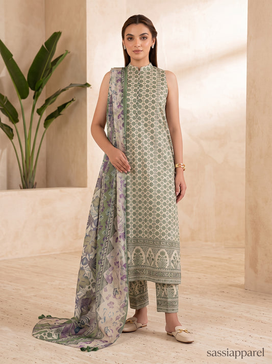 Luxury Embroidered Lawn Formal Suit