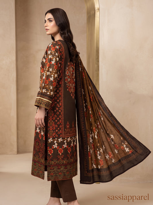 Embroidered Neckline Lawn Kurti