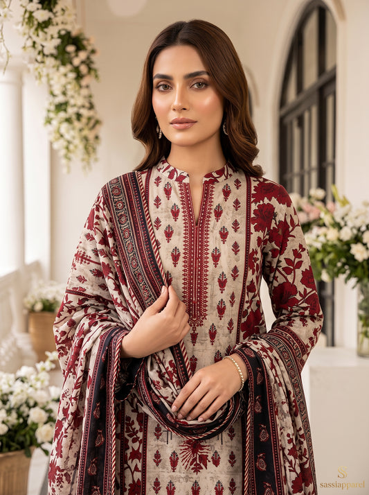 Sequence Embroidered Lawn Suit