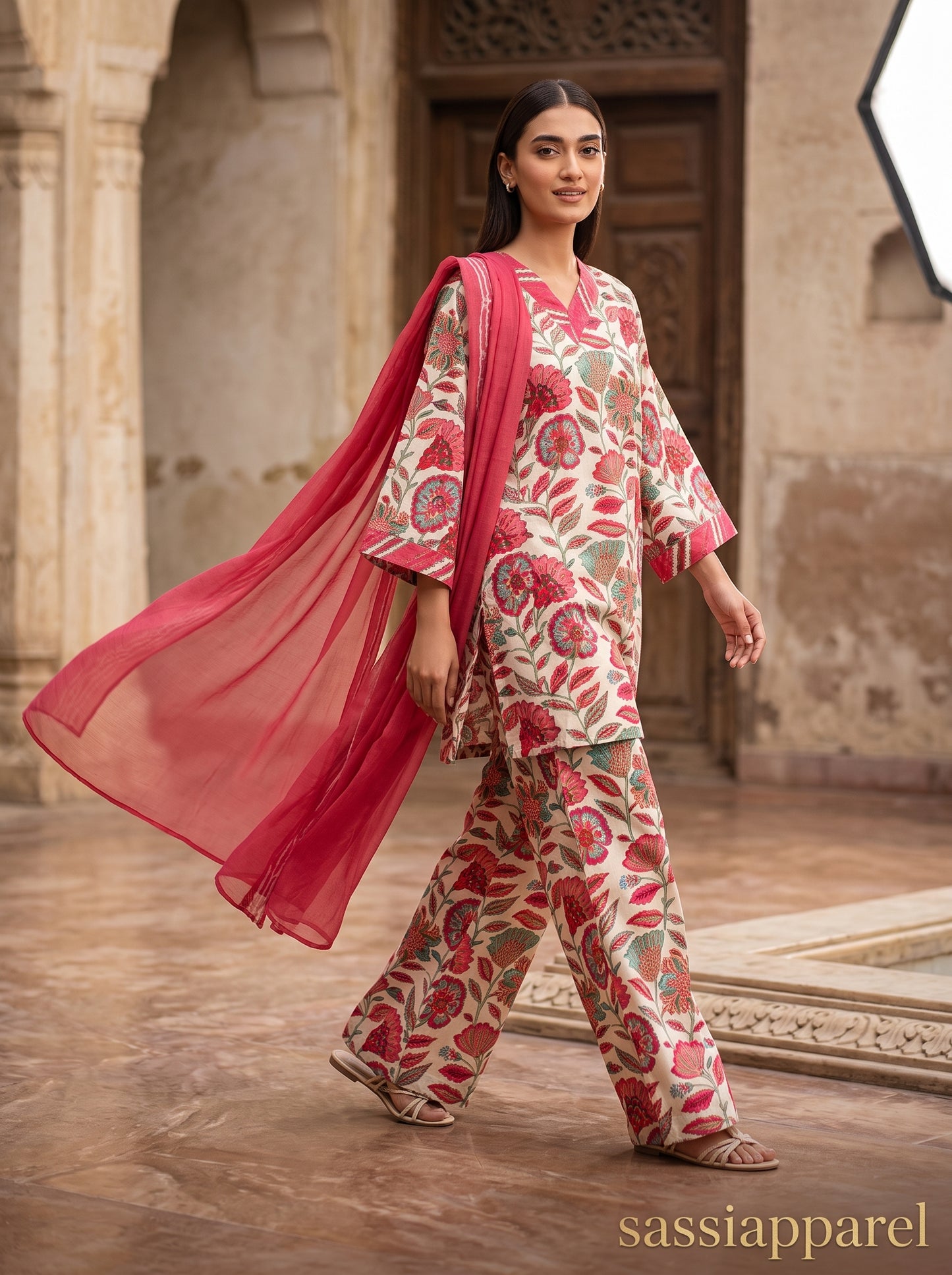 Khaddar Lawn Winter Suit