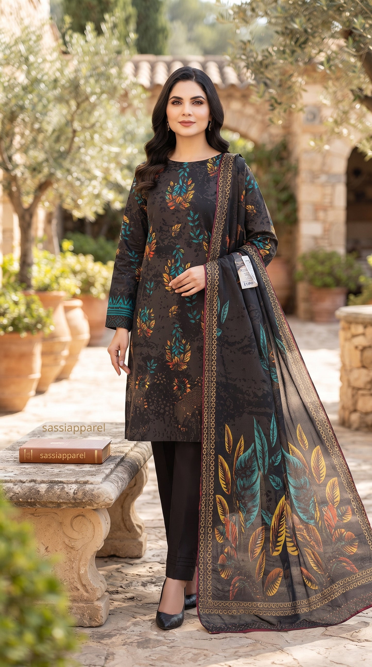 Embroidered Lawn Suit