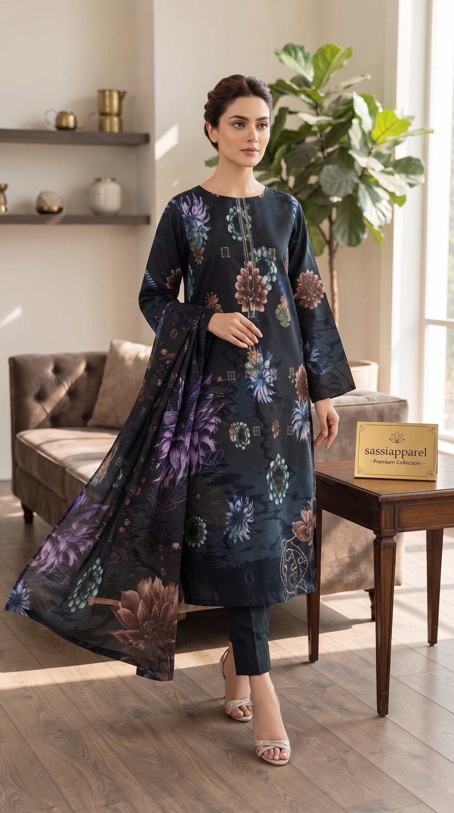 Lawn Palazzo Set