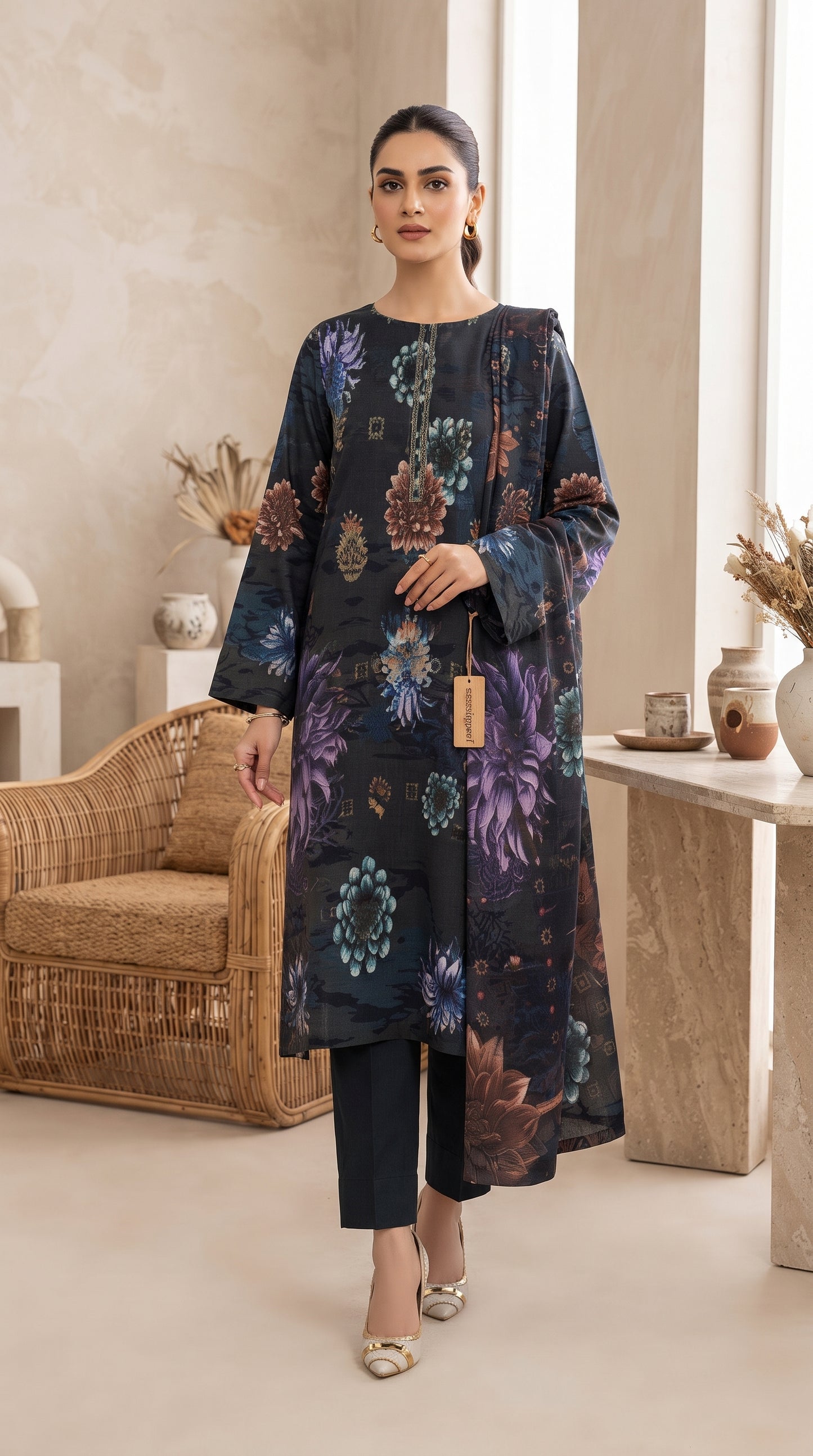Lawn Palazzo Set