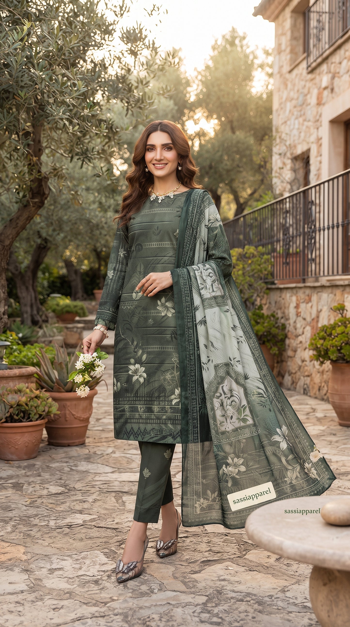 Printed Lawn Kurta