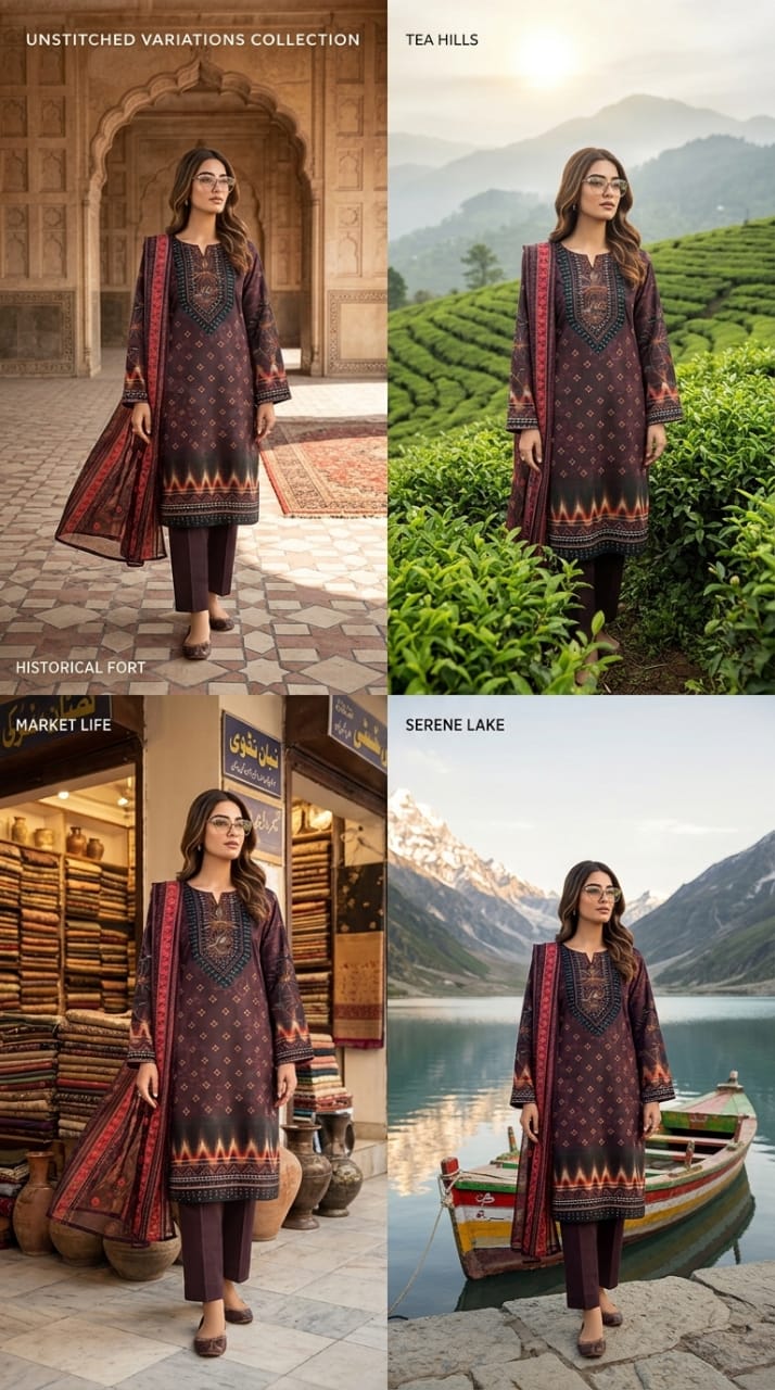 Premium Printed Lawn (Unstitched)