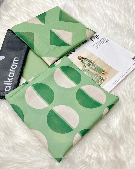 ALKARAM LAWN 3PC COLLECTION NEW VOLUME FALL (s9c)