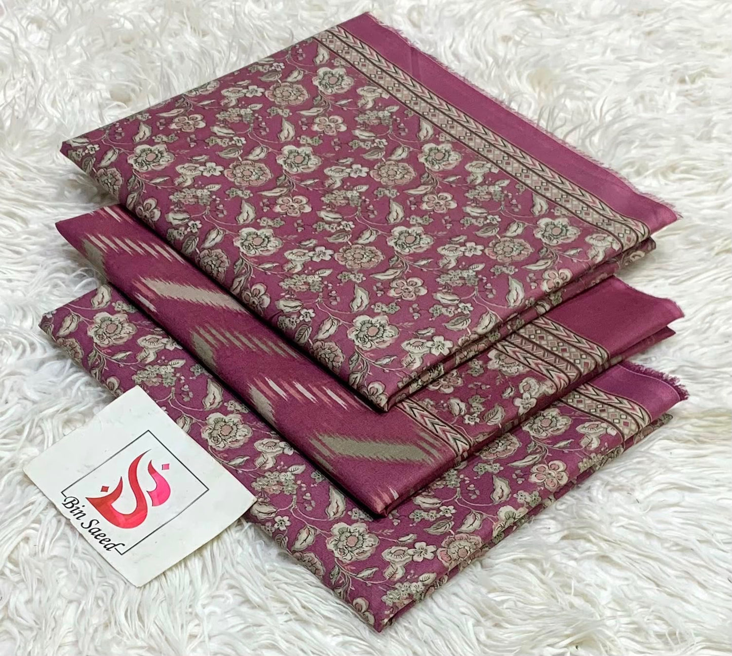 BIN SAEED LAWN COLLECTION 2026 (GA)(unstitched)