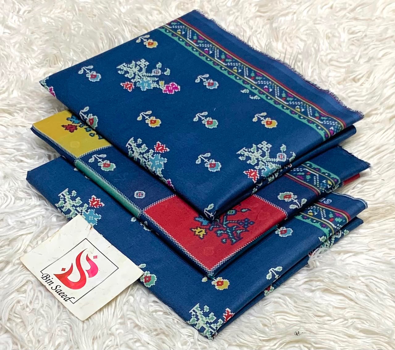 BIN SAEED LAWN COLLECTION 2026 (GA)(unstitched)