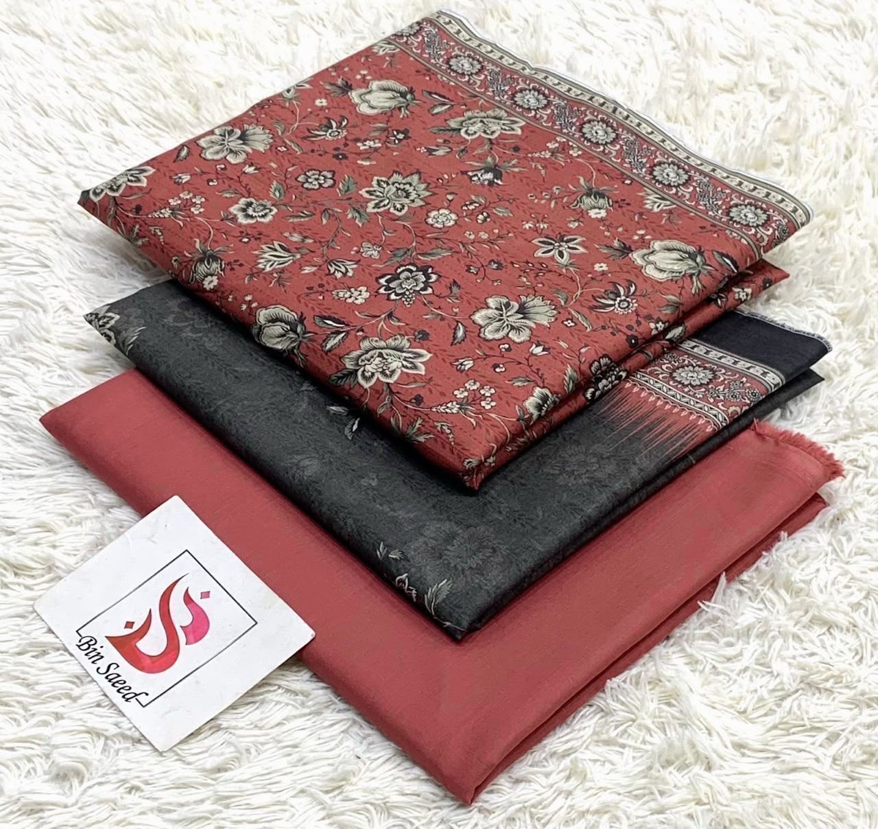 BIN SAEED LAWN COLLECTION 2026 (GA)(unstitched