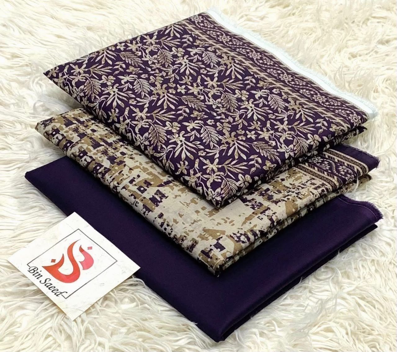 BIN SAEED LAWN COLLECTION 2026 (GA)(unstitched