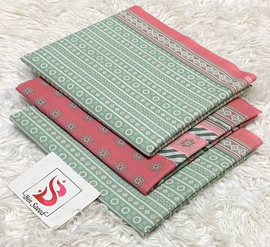 BIN SAEED LAWN COLLECTION 2026 (GA)(unstitched)