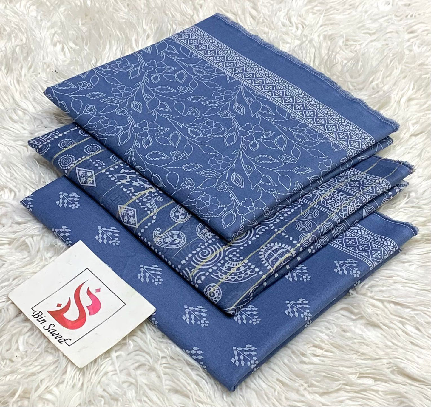 BIN SAEED LAWN COLLECTION 2026 (GA)(unstitched)