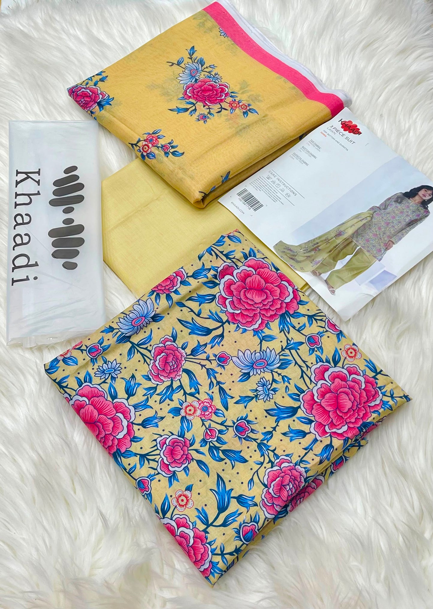 KHAADI 3PC DIGITAL PRINTED LAWN LATEST(s9c)(unstitched)