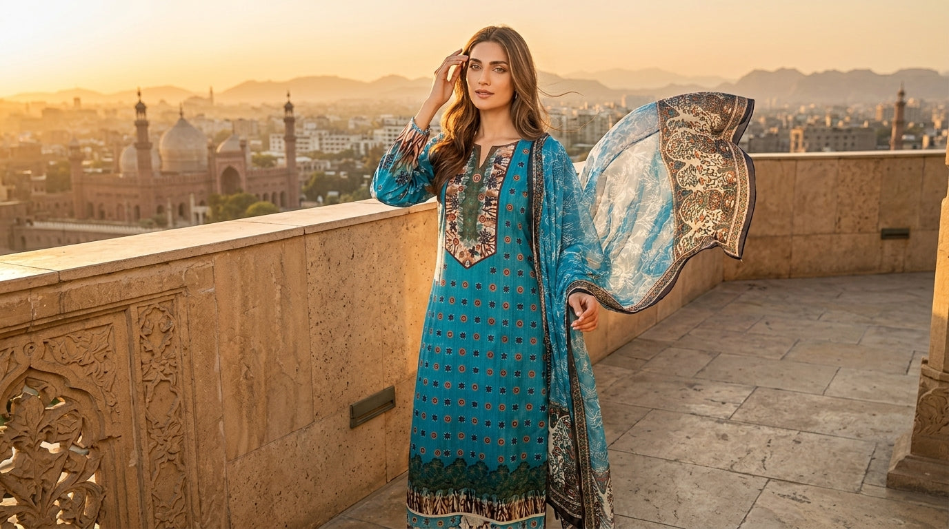 Premium Printed Lawn Suit (Unstitched)