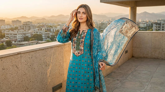 Premium Printed Lawn Suit (Unstitched)