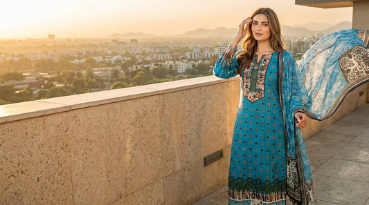 Premium Printed Lawn Suit (Unstitched)