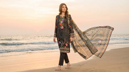 Premium Printed Lawn Suit (Unstitched)
