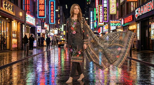 Premium Printed Lawn Suit (Unstitched)